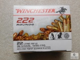 222 Rounds Winchester .22LR Ammunition .22 Ammo 36 Grain