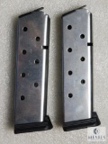 Lot of 2 .45 AUTO Magazines for 1911 Style Pistols