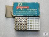 Vintage Box 25 Remington Rounds 32-20 Ammo Ammunition 100 Grain Lead