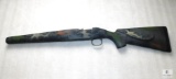 Synthetic Bolt Action Rifle Stock in Gray Camo with Rubber Buttplate