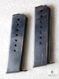 Lot 2 Walther P38 9mm Magazines Clips