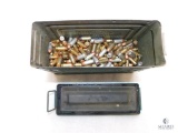 Vintage Metal Ammo Can w/ .45 Ammunition (approximately 400 rounds) Ammo