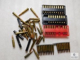 Approximately 60 Rounds Mixed Rifle Ammunition 303 WIN, 7mm REM, 30-30, 7.62x39