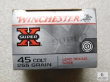 20 Rounds Winchester 45 Colt 225 Grain Ammunition