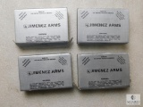 Lot 4 Jimenez Arms .22 Small Pistol Factory Boxes & Magazine
