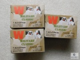 60 Rounds Military Classic 7.62x39mm Ammunition 124 Grain Ammo
