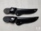 2 Leather filet knife sheaths