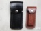 2 Maxam leather knife cases