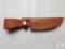 Lakota fixed blade leather knife sheath