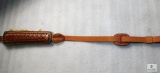 Leather padded rifle sling
