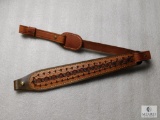 Leather Cobra style rifle sling