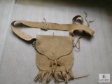 Leather Possible bag for black powder shooters