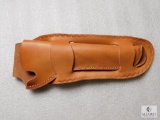 Leather double loop holster fits 6.5