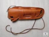 Double Loop leather holster fits Ruger Vaquero, Blackhawk and similar with 6-7.5