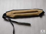 Leather padded bench rest rifle sling