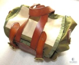 Leather and Canvas range bag