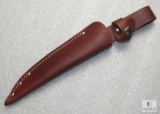 Filet leather knife sheath