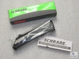 New Schrade OTF automatic out the front spring loaded knife