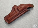 Leather thumb break fitted holster for Smith and wesson model 28,29,57 with4