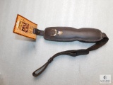 Pro Hunter leather rifle sling with deer head