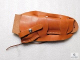 Double loop leather holster fits Ruger Vaquero, Blackhawk and similar with 5.5