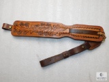 Padded leather rifle sling