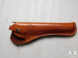 Crossdraw leather holster , holster fits 6-1/2