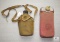 Lot 2 BSA Boy Scouts Vintage Aluminum Canteens w/ Canvas Cover Straps