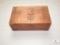 Small Wood Collector Coin or Pin Box Hand-carved BSA 12.5