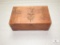 Small Wood Collector Coin or Pin Box Hand-carved BSA 12.5