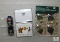 Lot Cub Scouts Thank You Cards, 2) 75th Flat Cars, & Set Wolf Head Table Cloth Weights