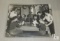 Vintage Cranbury NJ Scout Craft Meeting Black & White Picture on Foam Board 19.5