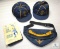 Lot Vintage Cub Scout Iron-On Knee Patches, Fanny Pack and 2 Hats w/ Logo