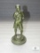 Vintage Boy Scout Statue Trophy Silver like Finish 8.25