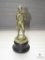 Vintage Boy Scout Statue Trophy Bronze like Finish Plastic Base 10