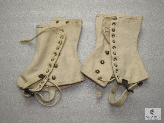 Set Vintage Boy Scouts Official Legging Cuff Size Large