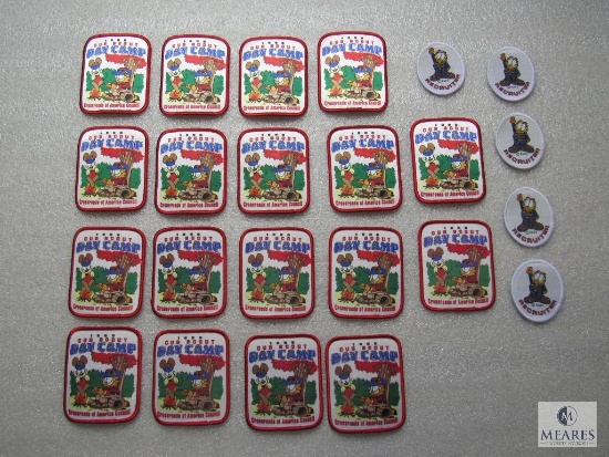 Lot 23 Garfield Patches 18) 1999 Odie Crossroads Cub Day & 5) Recruiter Patches