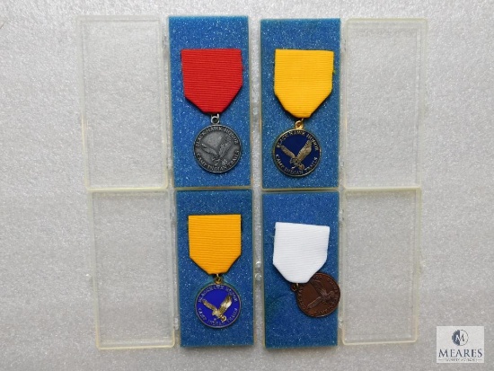 Lot of 4 Blackhawk Honor Medals Camp Indian Trails Pin