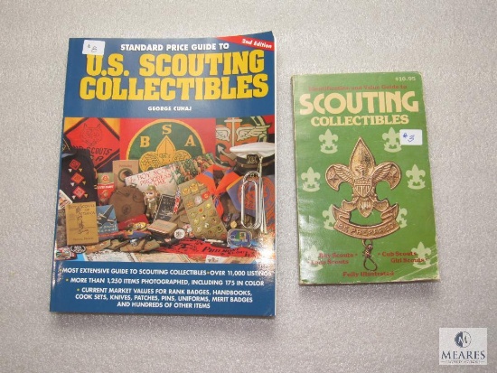 Lot 2 BSA US Scouting Collectibles Identification & Standard Price Guide Books