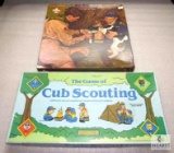 Norman Rockwell Boy Scouts BSA 540 pc Puzzle & Cub Scouting Board Game