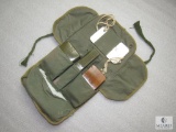 Vintage Boy Scout Toiletry Pouch Bag w/ Mirror, Toothbrush & Soap Holder, Brush, & Washcloth