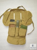 Vintage Boy Scout Toiletry Pouch Bag w/ Mirror, Toothbrush & Soap Holder, Brush & Comb