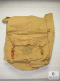 Vintage Boy Scouts Canvas Tan Backpack Pack