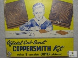 Vintage Official Cub Scout Coppersmith Kit