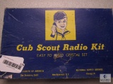 Vintage Cub Scout Radio Kit easy to build Crystal Set