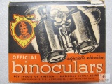 Vintage Official Boy Scouts Binoculars in Original box