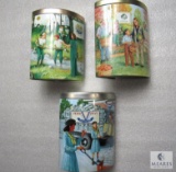 Lot of 3 Girl Scouts 2004 - 2006 Tins Storage Trinket Boxes