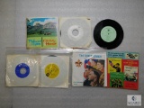 Lot of 7 Vintage Boy Scouts Vinyl Records 45's Most in Original Sleeves