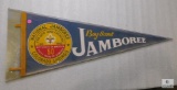 Vintage 1960 Boy Scout Jamboree 50 Year Anniversary Colorado Springs Pennant Banner