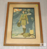 Norman Rockwell Framed Boy Scout Print 20
